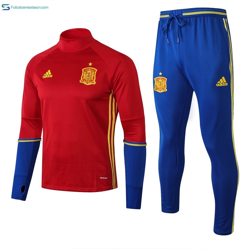 Chandal España 2018 Rojo Azul